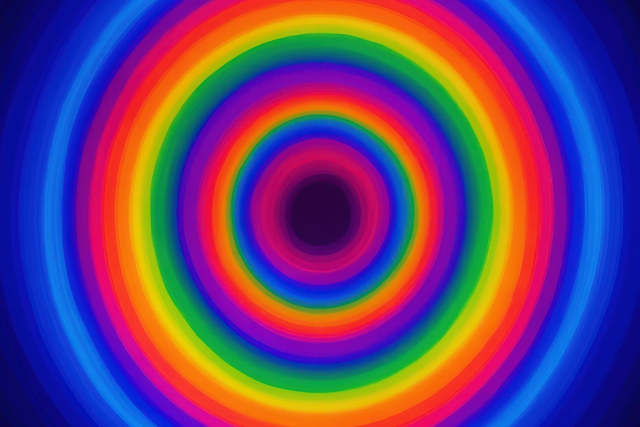 Abstract radiant spiral art in vibrant rainbow tones – Lucid Color Collection